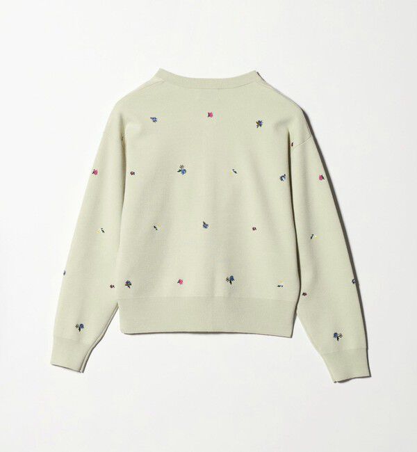 UNITED ARROWS「フラワー エンブロイダリー カーディガン」|カーディガン|