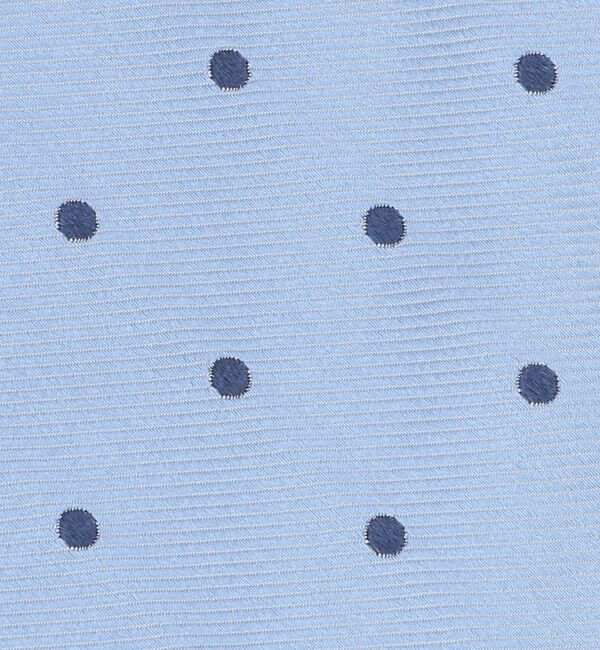 UNITED ARROWS「＜FRANCO BASSI＞ ブルー ドット ネクタイ」|ネクタイ・蝶ネクタイ|