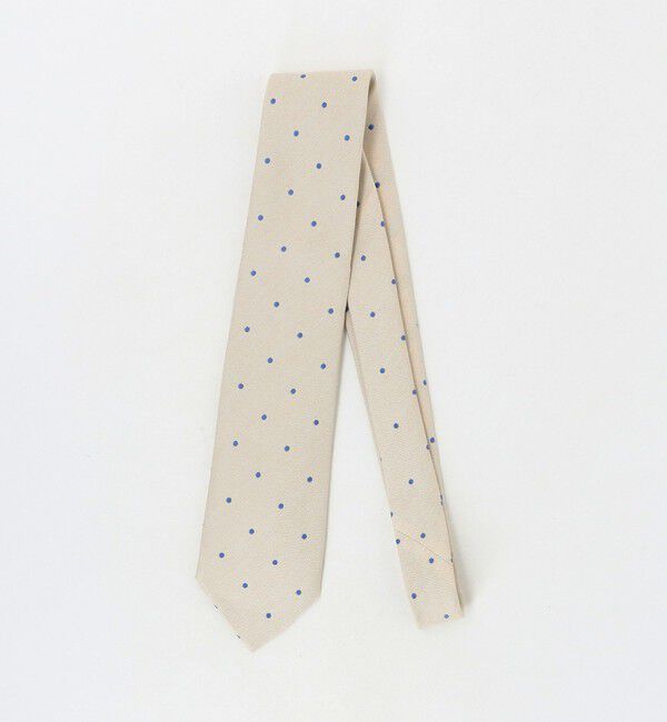 UNITED ARROWS「＜FRANCO BASSI＞ ファンシー ドット ネクタイ」|ネクタイ・蝶ネクタイ|BEIGE