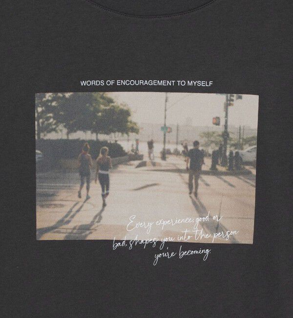 UNITED ARROWS green label relaxing「【WEB限定】＜at ease＞フォトグラフィック ショートスリーブ Tシャツ」|Tシャツ・カットソー|