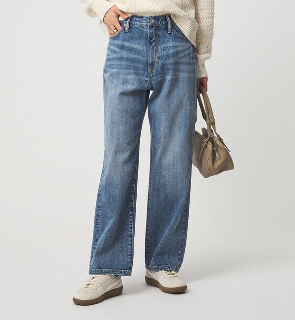 UNITED ARROWS green label relaxing「［size SHORT/TALLあり］ストレート デニム」|デニム|LT.BLUE