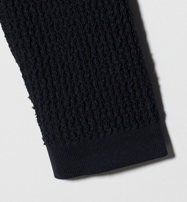 UNITED ARROWS green label relaxing「パイピング ノーカラー ニット カーディガン」|カーディガン|