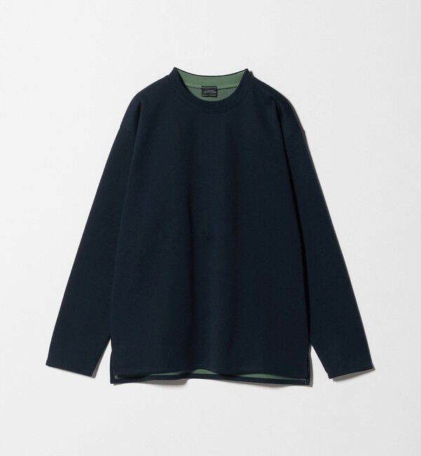UNITED ARROWS green label relaxing「ダブルフェイス クルーネック カットソー」|Tシャツ・カットソー|NAVY