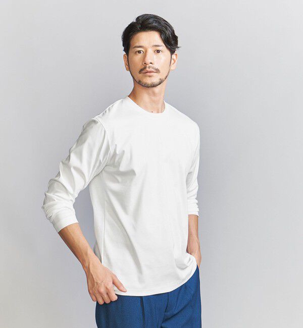 BEAUTY&YOUTH UNITED ARROWS「【WEB限定 WARDROBE SMART】NORITAKE クルーネック スマートフィット カットソー」|Tシャツ・カットソー|