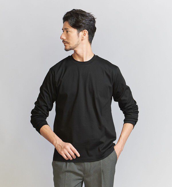 BEAUTY&YOUTH UNITED ARROWS「【WEB限定 WARDROBE SMART】NORITAKE クルーネック スマートフィット カットソー」|Tシャツ・カットソー|