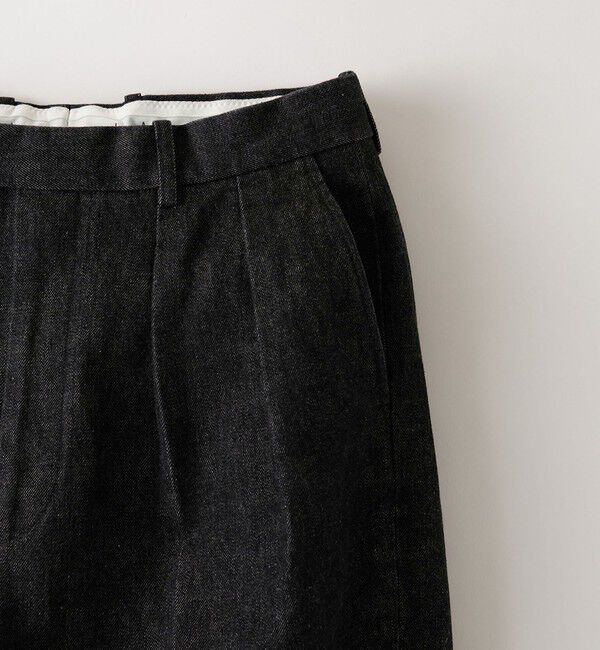 STEVEN ALAN「＜Steven Alan＞ 13.5oz デニム インツープリーツ ドレス トラウザーズ」|デニム|