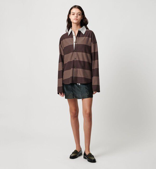 ATTISESSION「＜ATTISESSION＞コットン ビッグ ラグビー シャツ」|Tシャツ・カットソー|