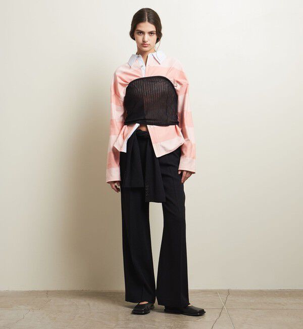 ATTISESSION「＜ATTISESSION＞コットン ビッグ ラグビー シャツ」|Tシャツ・カットソー|