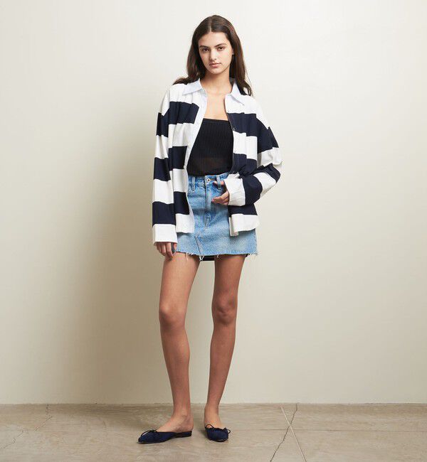 ATTISESSION「＜ATTISESSION＞コットン ビッグ ラグビー シャツ」|Tシャツ・カットソー|