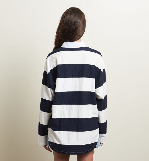 ATTISESSION「＜ATTISESSION＞コットン ビッグ ラグビー シャツ」|Tシャツ・カットソー|