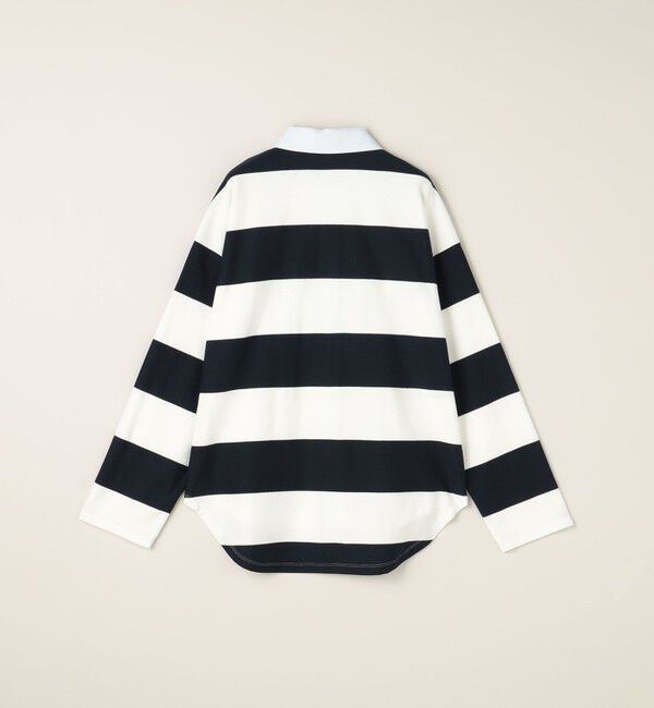 ATTISESSION「＜ATTISESSION＞コットン ビッグ ラグビー シャツ」|Tシャツ・カットソー|