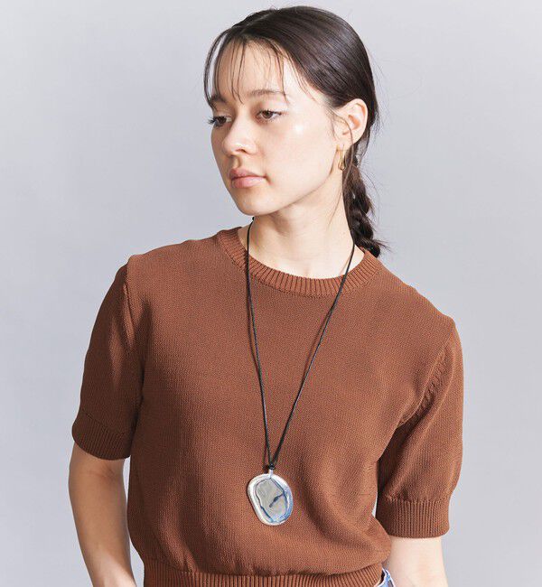 BEAUTY&YOUTH UNITED ARROWS「＜JAMIRAY＞Bean モチーフ コードネックレス」|ネックレス|SILVER