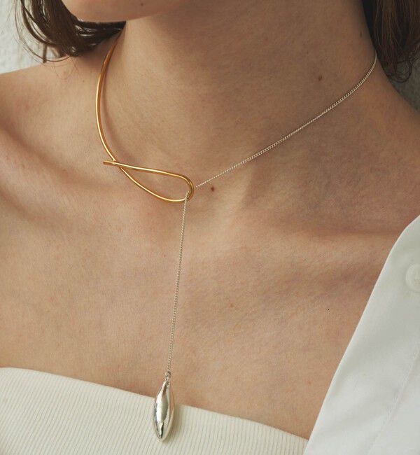 BEAUTY&YOUTH UNITED ARROWS「＜loni＞Seed Asymmetry チョーカー」|ネックレス|その他1