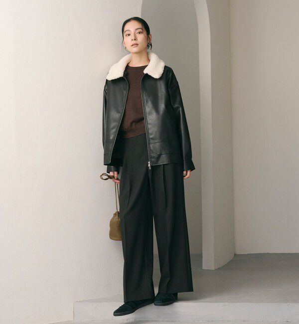 BEAUTY&YOUTH UNITED ARROWS「【WEB限定】レザーライク 2WAYブルゾン」|ブルゾン・スタジャン|