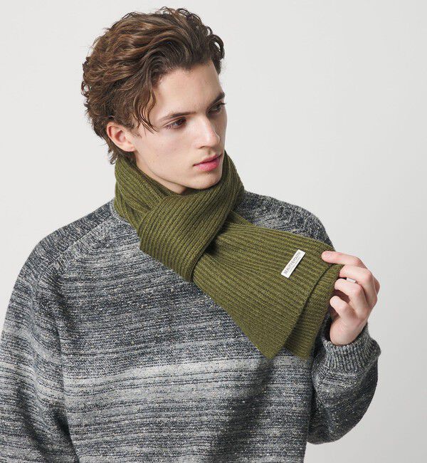 BEAUTY&YOUTH UNITED ARROWS「アゼ ニット マフラー」|マフラー|OLIVE