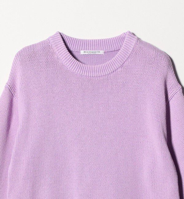 BEAUTY&YOUTH UNITED ARROWS「フェード クルーネックニットプルオーバー」|ニット・セーター|