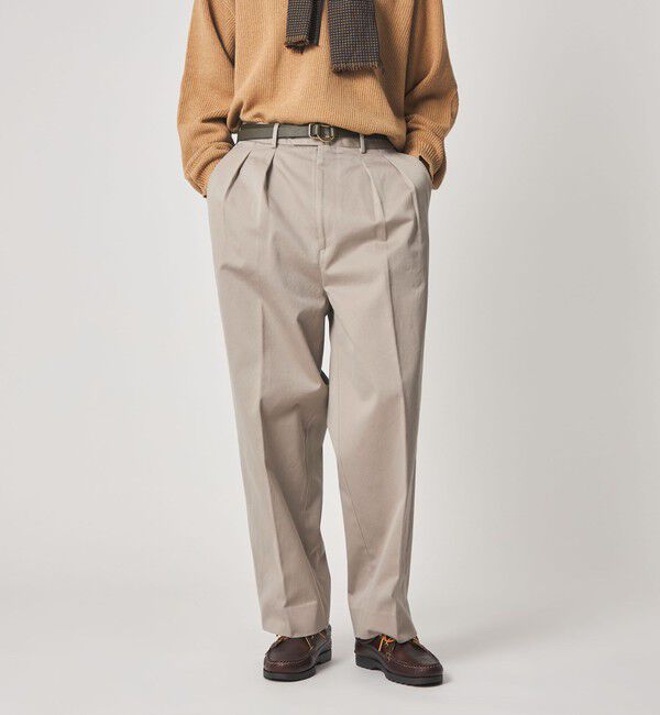 STEVEN ALAN「＜Steven Alan＞ ウエポン ニドム イン ツープリーツ ドレス トラウザーズ」|スラックス|