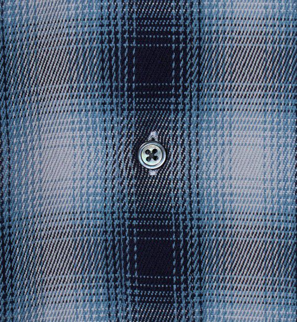 BEAUTY&YOUTH UNITED ARROWS「ドライ ネル オンブレ レギュラーカラー シャツ GRANDE型」|シャツ・ブラウス|