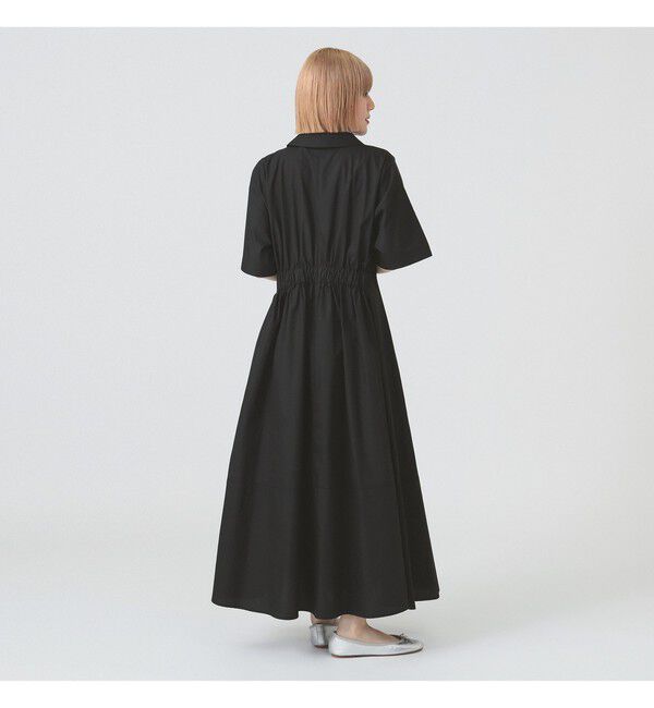 Ray BEAMS 「タック ウエスト シャツ ワンピース」|ワンピース|
