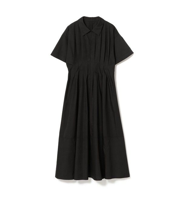 Ray BEAMS 「タック ウエスト シャツ ワンピース」|ワンピース|