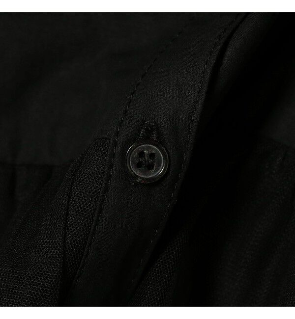 Ray BEAMS 「シアー ティアード クロップド シャツ」|シャツ・ブラウス|