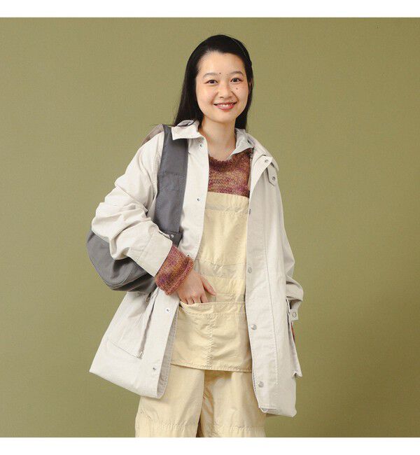 BEAMSBOY「コットン ナイロン ヘム アジャスト コート」|ダッフルコート|