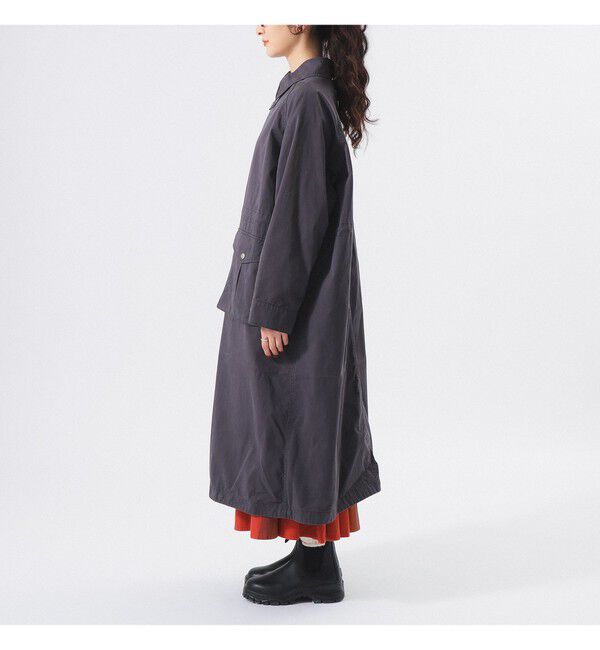BEAMSBOY「コットン ナイロン ヘム アジャスト コート」|ダッフルコート|