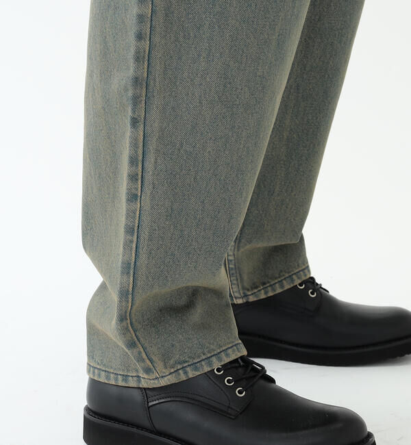 BEAMS「ワイド テーパード デニム」|デニム|