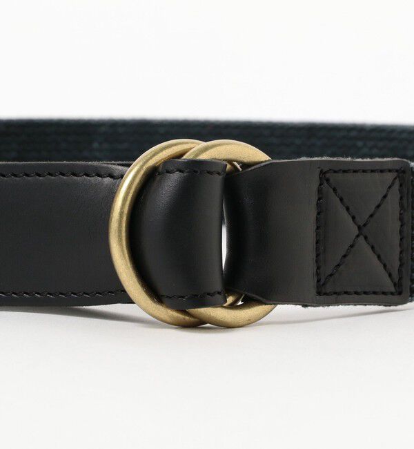 BEAMS PLUS「ARTS & CRAFTS / 別注 AGING W RING COMBI BELT」|ベルト|