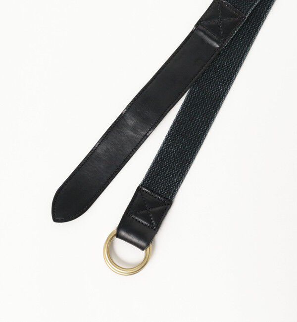 BEAMS PLUS「ARTS & CRAFTS / 別注 AGING W RING COMBI BELT」|ベルト|