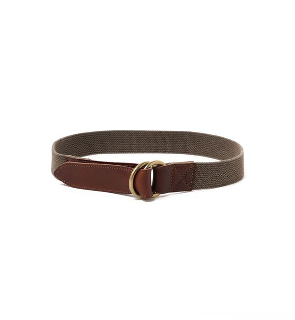 BEAMS PLUS「ARTS & CRAFTS / 別注 AGING W RING COMBI BELT」|ベルト|D.BROWN