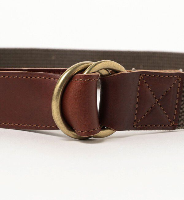 BEAMS PLUS「ARTS & CRAFTS / 別注 AGING W RING COMBI BELT」|ベルト|