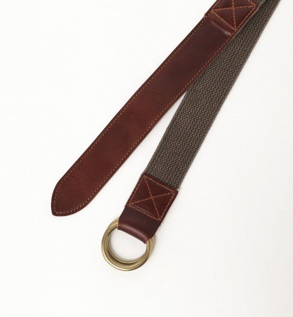 BEAMS PLUS「ARTS & CRAFTS / 別注 AGING W RING COMBI BELT」|ベルト|