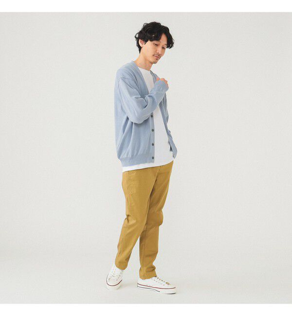 BEAMS「ストレッチテーパードチノ」|チノ|