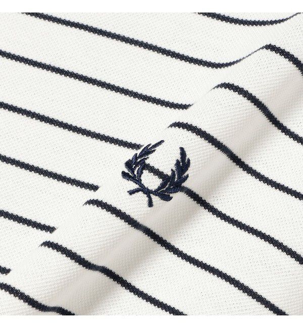 BEAMS「【別注】FRED PERRY / RELAXED STRIPE PIQUE T-SHIRT」|Tシャツ・カットソー|