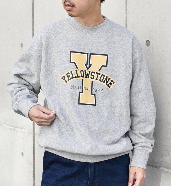 SHIPS any「【WEB限定】SHIPS any: NATIONAL PARK プリント スウェット 23AW◇」|スウェット・ジャージ|