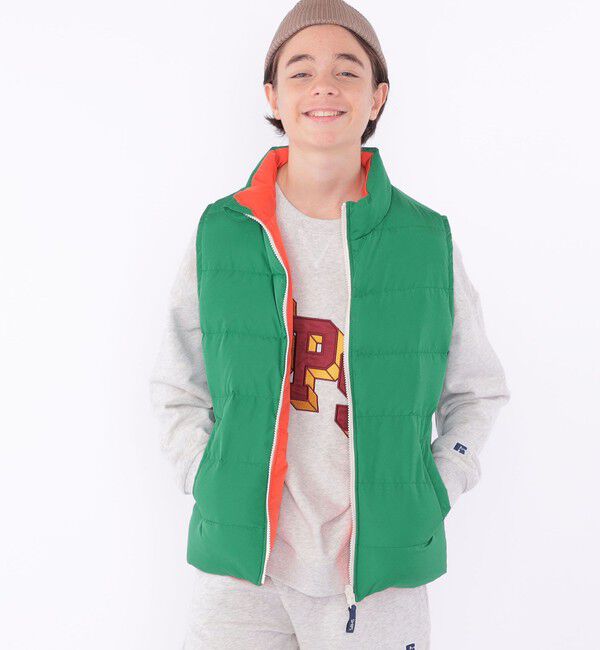 SHIPS KIDS「SHIPS KIDS:145～160cm / リサイクル ダウン ベスト」|ダウンベスト・ベスト|