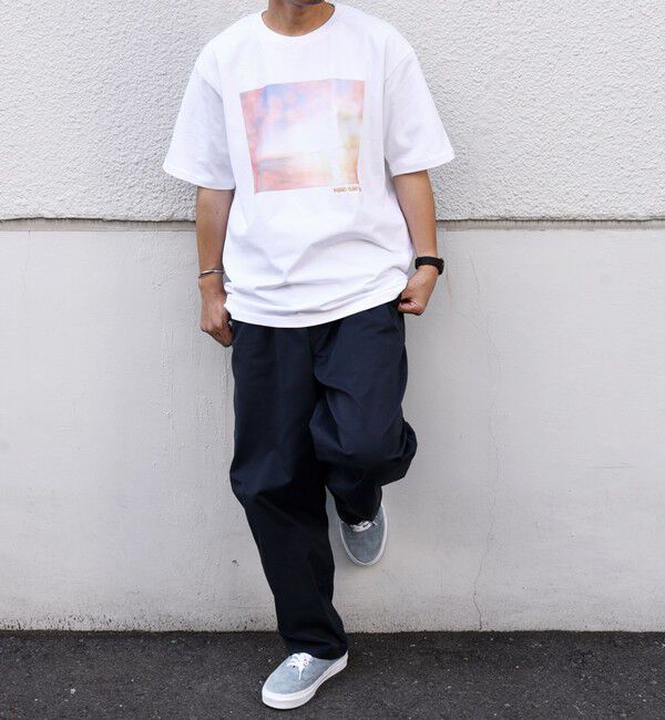 SHIPS any「SHIPS any: オーシャン フォトグラフ プリント ワンポイント 刺繍 Tシャツ◇」|Tシャツ・カットソー|