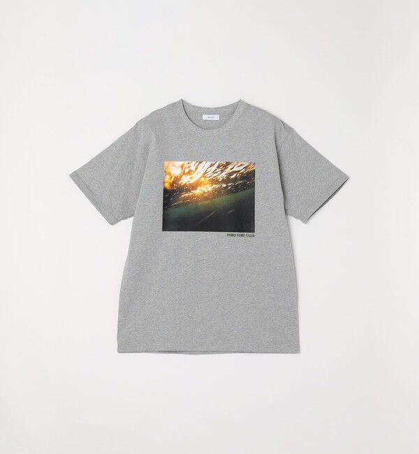 SHIPS any「SHIPS any: オーシャン フォトグラフ プリント ワンポイント 刺繍 Tシャツ◇」|Tシャツ・カットソー|