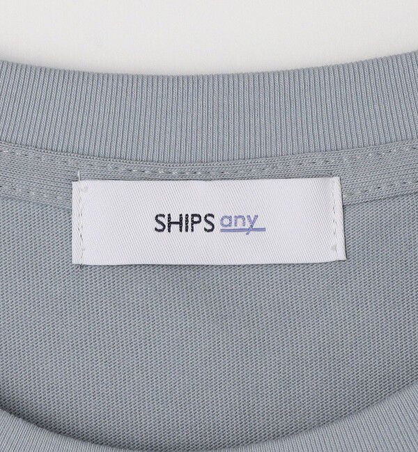 SHIPS any「SHIPS any: オーシャン フォトグラフ プリント ワンポイント 刺繍 Tシャツ◇」|Tシャツ・カットソー|