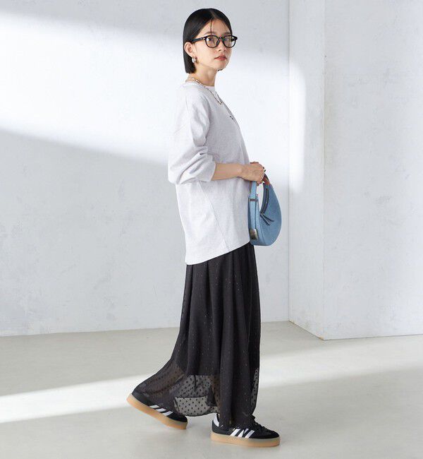 SHIPS for women「〈手洗い可能〉レオパード / 無地 ギャザー スカート」|スカート|