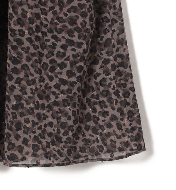 SHIPS for women「〈手洗い可能〉レオパード / 無地 ギャザー スカート」|スカート|