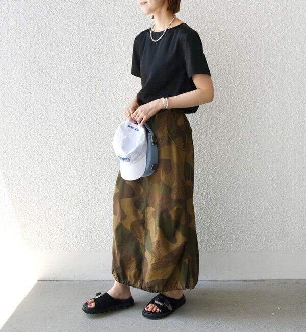 SHIPS for women「〈手洗い可能〉サテン ショート スリーブ ブラウス」|シャツ・ブラウス|