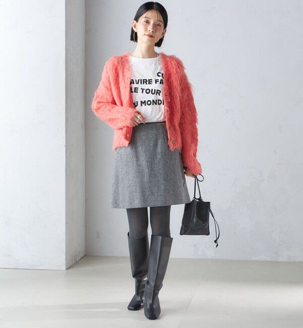 SHIPS for women「ツイード ミニ スカート」|台形|