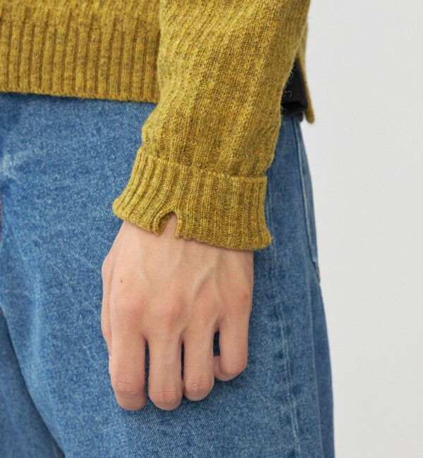 SHIPS「SHIPS: 奥山メリヤス ブリティッシュ ウール クルーネック ニット」|ニット・セーター|