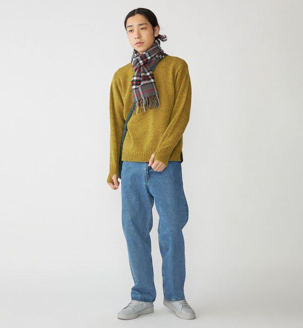 SHIPS「SHIPS: 奥山メリヤス ブリティッシュ ウール クルーネック ニット」|ニット・セーター|