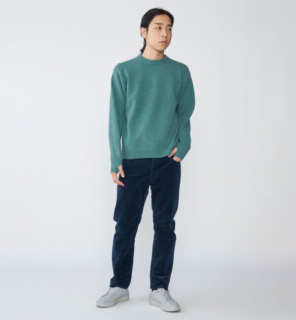 SHIPS「SHIPS: 奥山メリヤス ブリティッシュ ウール クルーネック ニット」|ニット・セーター|