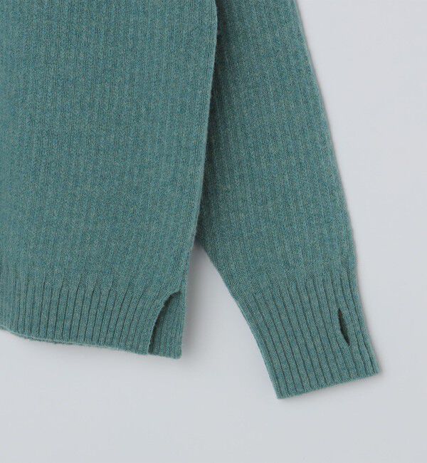 SHIPS「SHIPS: 奥山メリヤス ブリティッシュ ウール クルーネック ニット」|ニット・セーター|