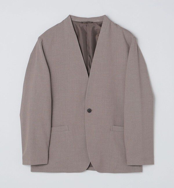 SHIPS Colors 「SHIPS Colors:〈手洗い可能〉TR ノーカラー ジャケット(セットアップ可能)◇」|ノーカラージャケット|