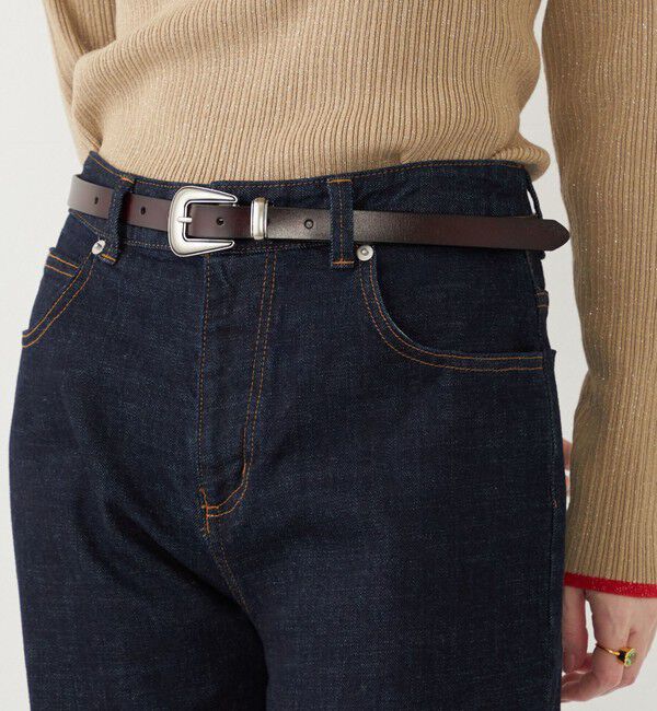 SHIPS Colors 「SHIPS Colors:メタルループ ウエスタン ベルト◇」|ベルト|